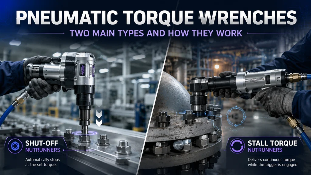 Pneumatic Torque Wrenches Understanding the Two Main Types and How They Work